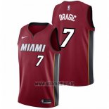 Maillot Miami Heat Goran Dragic No 7 2017-18 Rouge
