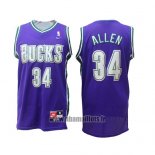 Maillot Milwaukee Bucks Allen No 34 Retro Volet