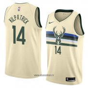 Maillot Milwaukee Bucks Sean Kilpatrick No 14 Ville 2018 Crema