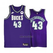 Maillot Milwaukee Bucks Thanasis Antetokounmpo NO 43 Classic 2022-23 Volet