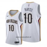 Maillot New Orleans Pelicans Jaxson Hayes No 10 Association 2019-20 Blanc