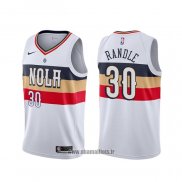 Maillot New Orleans Pelicans Julius Randle NO 30 Earned Blanc