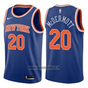 Maillot New York Knicks Doug Mcdermott No 20 Icon 2017-18 Bleu