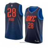 Maillot Oklahoma City Thunder Abdel Nader No 28 Statement 2017-18 Bleu