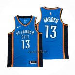 Maillot Oklahoma City Thunder James Harden NO 13 Icon Bleu