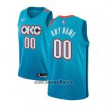 Maillot Oklahoma City Thunder Personnalise Ville 2018-19 Bleu