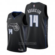 Maillot Orlando Magic D.j. Augustin No 14 Ville Edition Noir