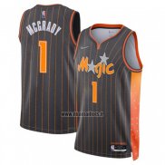 Maillot Orlando Magic Tracy McGrady NO 1 Ville 2021-22 Marron