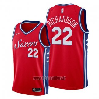 Maillot Philadelphia 76ers Malachi Richardson No 22 Statement Rouge