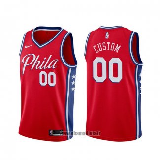 Maillot Philadelphia 76ers Personnalise Statement 2019-20 Rouge