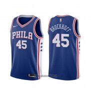 Maillot Philadelphia 76ers Ryan Broekhoff NO 45 Icon Bleu