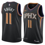 Maillot Phoenix Suns Brandon Knight No 11 Statement 2018 Noir