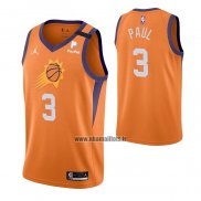 Maillot Phoenix Suns Chris Paul NO 3 Statement 2021 Orange