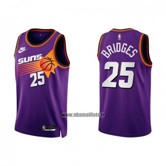 Maillot Phoenix Suns Mikal Bridges NO 25 Classic 2022-23 Volet