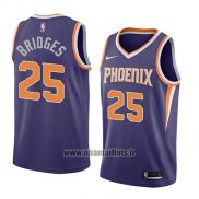 Maillot Phoenix Suns Mikal Bridges No 25 Icon 2018 Volet