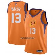 Maillot Phoenix Suns Steve Nash NO 13 Statement 2021 Orange