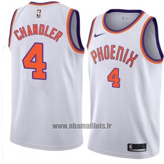 Maillot Phoenix Suns Tyson Chandler No 4 Hardwood Classic 2018 Blanc