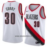 Maillot Portland Trail Blazers Seth Curry No 30 Statement 2018 Blanc