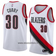 Maillot Portland Trail Blazers Seth Curry No 30 Statement 2018 Blanc