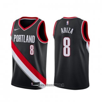 Maillot Portland Trail Blazers Trevor Ariza NO 8 Icon Noir