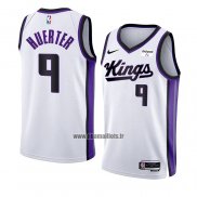 Maillot Sacramento Kings Kevin Huerter NO 9 Association 2023-24 Blanc