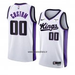 Maillot Sacramento Kings Personnalise Association 2023-24 Blanc