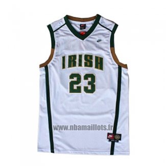 Maillot St. Vincent-st. Mary Lebron James No 23 Blanc