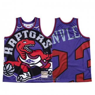 Maillot Tornto Raptors Fred Vanvleet NO 23 Mitchell & Ness Big Face Volet