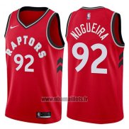 Maillot Tornto Raptors Lucas Nogueira No 92 Icon 2017-18 Rouge