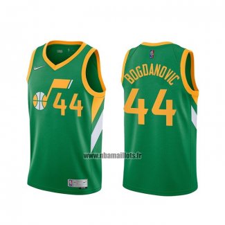 Maillot Utah Jazz Bojan Bogdanovic No 44 Earned 2020-21 Vert