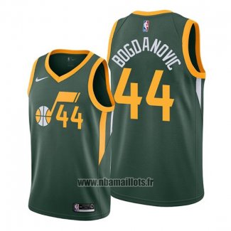 Maillot Utah Jazz Bojan Bogdanovic No 44 Earned Vert