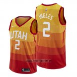 Maillot Utah Jazz Joe Ingles No 2 Ville Edition Orange