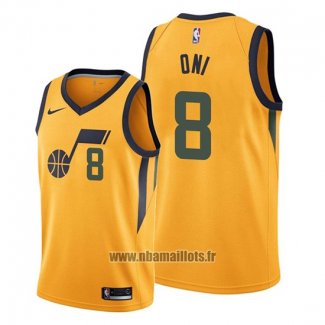 Maillot Utah Jazz Miye Oni No 8 Statement 2019-20 Or