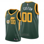 Maillot Utah Jazz Personnalise Earned 2018-19 Vert