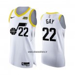 Maillot Utah Jazz Rudy Gay NO 22 Association Authentique 2022-23 Blanc