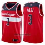 Maillot Washington Wizards Bradley Beal No 3 Icon 2017-18 Rouge