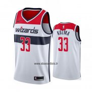 Maillot Washington Wizards Kyle Kuzma NO 33 Association 2020-21 Blanc