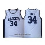 Maillot Wildcats Len Bias No 34 Blanc