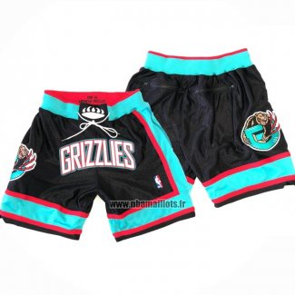 Short Memphis Grizzlies Just Don 2001-02 Noir