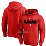 Veste a Capuche Chicago Bulls Practice Performance 2022-23 Rouge