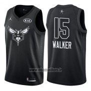 Maillot All Star 2018 Charlotte Hornets Kemba Walker No 15 Noir