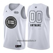 Maillot All Star 2018 Detroit Pistons Nike Personnalise Blanc