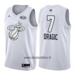 Maillot All Star 2018 Miami Heat Goran Dragic No 7 Blanc