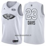 Maillot All Star 2018 New Orleans Pelicans Anthony Davis No 23 Blanc