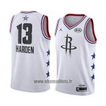 Maillot All Star 2019 Houston Rockets James Harden No 13 Blanc