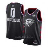 Maillot All Star 2019 Oklahoma City Thunder Russell Westbrook No 0 Noir