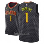 Maillot Atlanta Hawks Justin Anderson No 1 Icon 2018 Noir