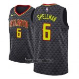 Maillot Atlanta Hawks Omari Spellman No 6 Icon 2018 Noir