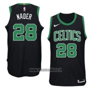 Maillot Boston Celtics Abdel Nader No 28 Statement 2018 Noir