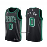 Maillot Boston Celtics Jayson Tatum NO 0 Statement 2021-22 Noir